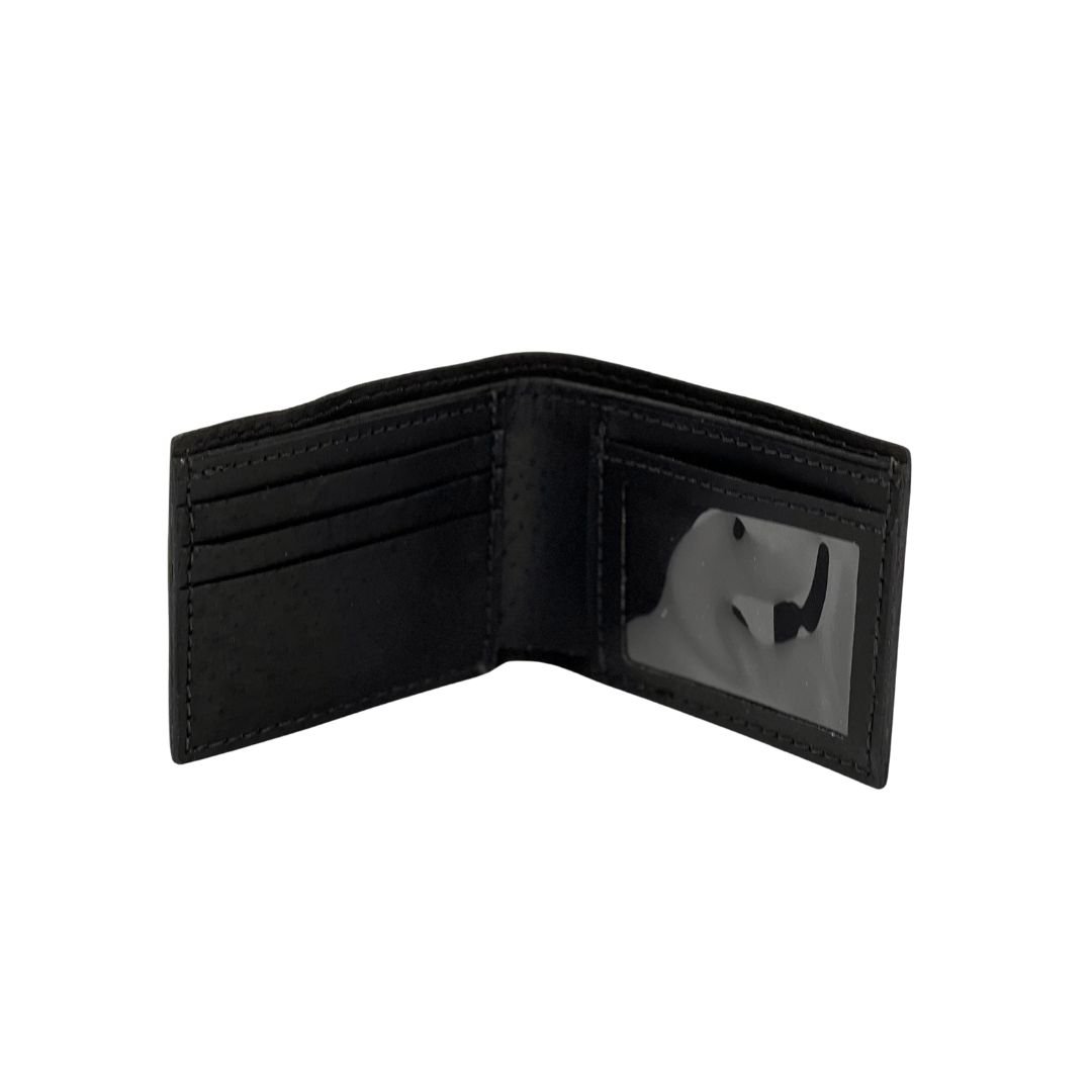 Men's Artisan Crafted Unique Stingray Leather Black Wallet Men's Artisan Crafted Unique Stingray Leather Black Wallet